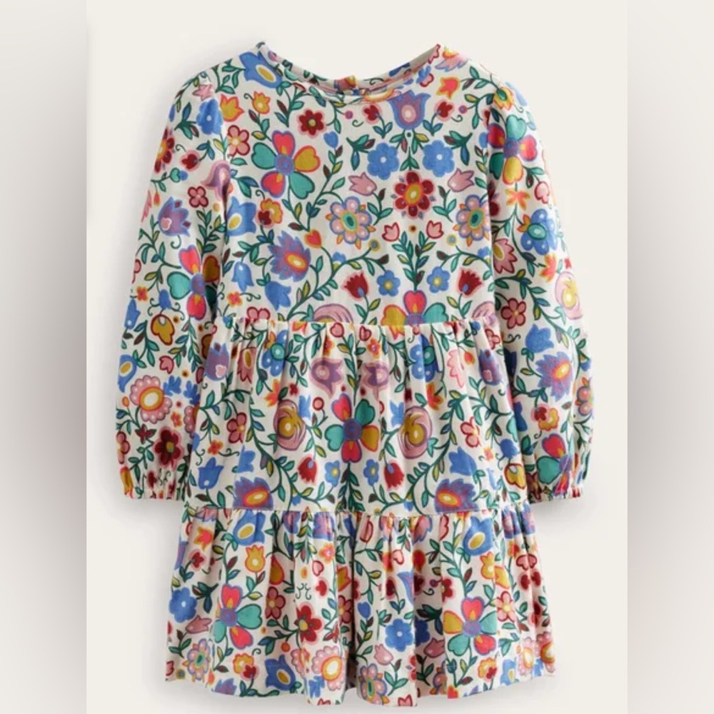 Mini Boden Twirly Cotton Dress